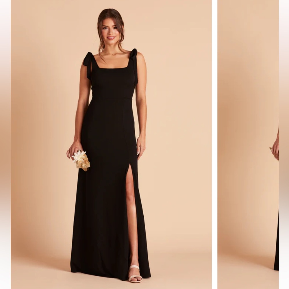 Birds Gray Floor Length Dress